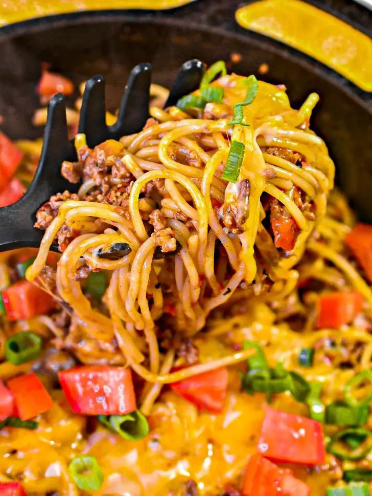 TACO SPAGHETTI TO DIE FOR